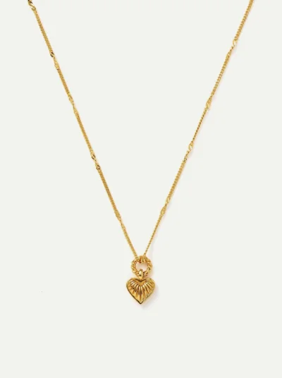 Heart Charm Pendant Necklace